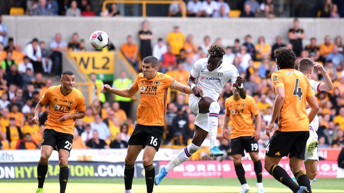 Chelsea menang telak 5-2 atas Wolverhampton Wanderers pada pertemuan pertama Liga Inggris musim ini. (Foto: Laurence Griffiths/Getty Images)