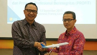 Gandeng KPK, Garuda Komitmen Kendalikan Gratifikasi