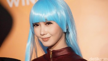 Kayak begini nih senyum Alodia yang bisa bikin hati meleleh. (Foto: Aisyah Kamaliah/detikINET)