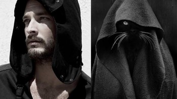 Bergaya misterius serba hitam-hitam. (Foto: sadanduseless)