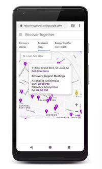 google maps recover together