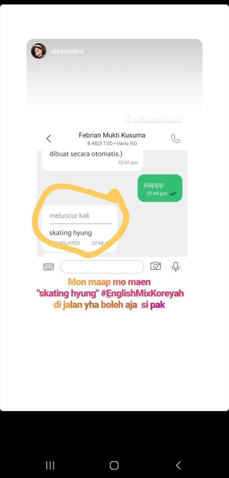 Auto Translate Saat Chat Di Aplikasi Ojol Bikin Auto Ngakak Foto 12