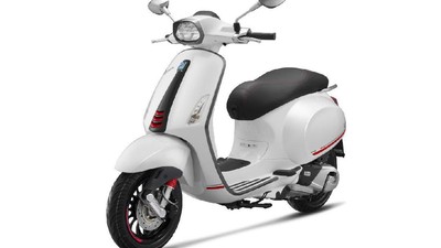 Vespa Rilis Sprint Carbon Putih Edisi Khusus