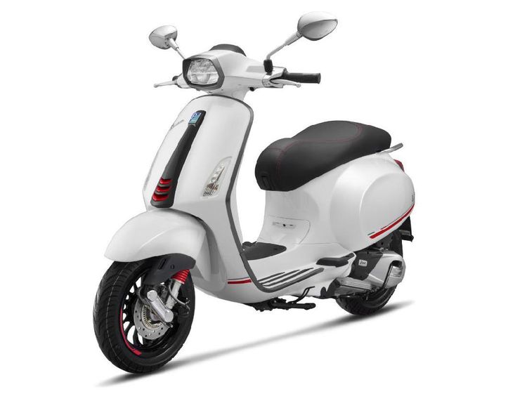 Vespa Rilis Sprint Carbon Putih Edisi Khusus
