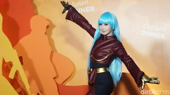 Perempuan kelahiran 9 Maret 1988 ini selalu tampil ciamik dalam bercosplay. (Foto: Aisyah Kamaliah/detikINET)