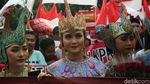 Srikandi dan Tokoh Pewayangan Demo KPK