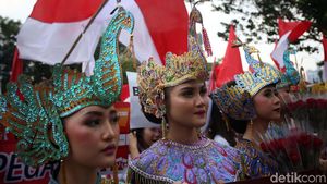 Srikandi dan Tokoh Pewayangan Demo KPK