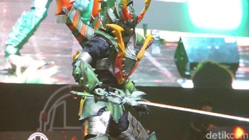 Kalau sering main game Monster Hunter kamu pasti akrab sama karakter yang satu ini. Foto: detikINET/Aisyah Kamaliah