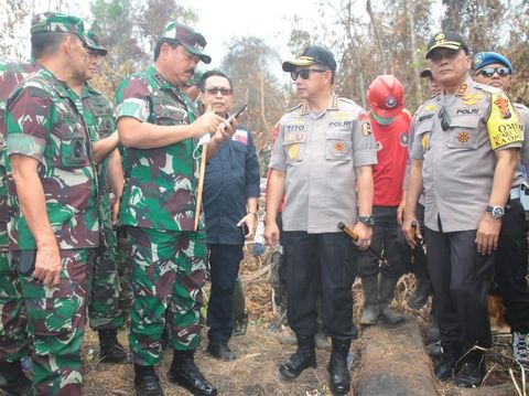 Tinjau Kebakaran Hutan, Panglima Kerahkan Drone untuk Patau Titik Api