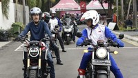 Peserta tadi 25 orang pakai motor sendiri semua. Semenjak big bike ingin dikeluarkan oleh APM Honda Indonesia instruktur di Indonesia dilatih untuk training big bike dari pertama big bike dijual, pungkas Agus. Foto: Dok. Wahana Makmur Sejati