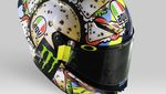 Perpaduan Makanan Italia di Helm Spesial Valentino Rossi