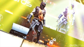 Bisa tebak yang satu ini pakai kostum siapa? Foto: detikINET/Aisyah Kamaliah