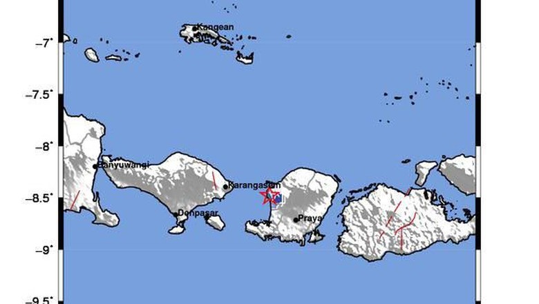 Gempa M 3,1 Terjadi di Lombok Utara, NTB Gempa M 3,1 Terjadi di Lombok Utara, NTB