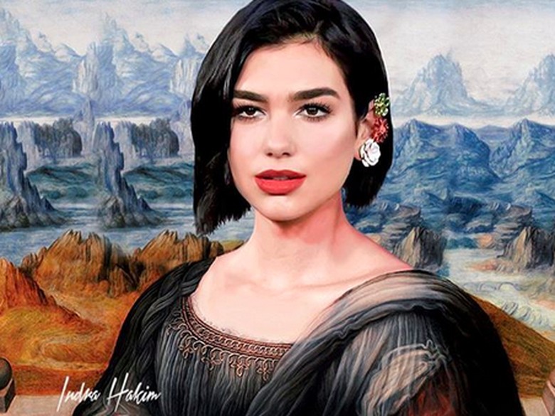 Foto: Dua Lipa jadi Mona Lipa / IG Indrahakim Foto: Dua Lipa jadi Mona Lipa / IG Indrahakim