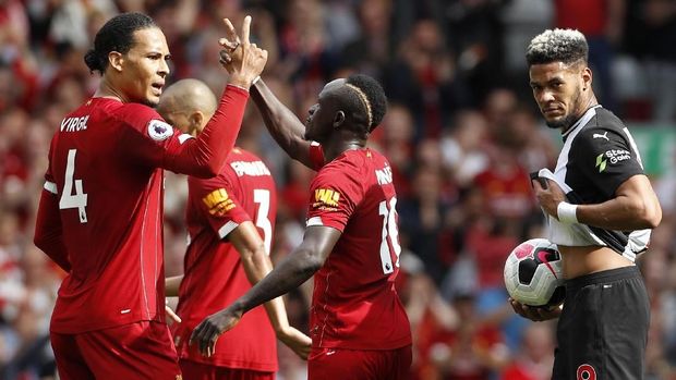 Liverpool berhasil mencatat start sempurna di tujuh laga awal.