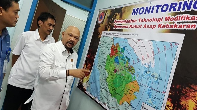 Atasi Karhutla di Riau, BPPT Fokus Lakukan Hujan Buatan Atasi Karhutla di Riau, BPPT Fokus Lakukan Hujan Buatan