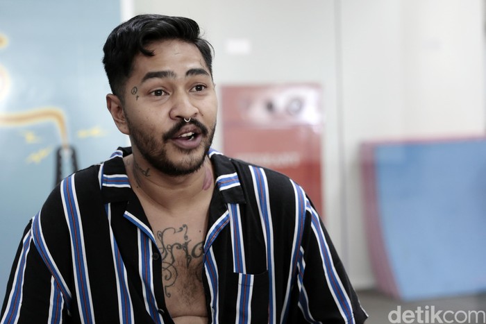 Onadio Leonardo saat berkunjung ke kantor detikcom.