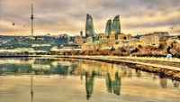 Laut Kaspia dikelilingi oleh Rusia, Kazakstan, Turkmenistan, Azerbaijan dan Iran. Danau ini menjadi pembatas negara Asia dengan Eropa. (iStock)