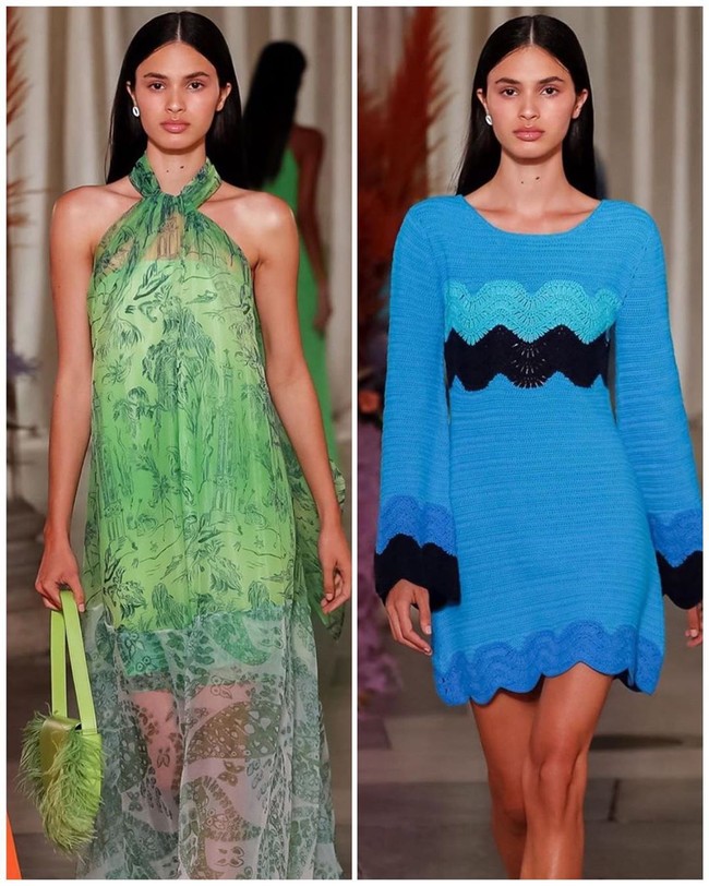 Ryan yang identik dengan riasan flawless pun membawa teknik makeup andalannya ke New York. Inilah penampilan flawless model dengan riasan makeup no makeup di fashion show Staud di New York Fashion Week.  Foto: Instagram @ryanogilvy