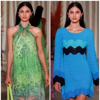 Ryan yang identik dengan riasan flawless pun membawa teknik makeup andalannya ke New York. Inilah penampilan flawless model dengan riasan makeup no makeup di fashion show Staud di New York Fashion Week.  Foto: Instagram @ryanogilvy