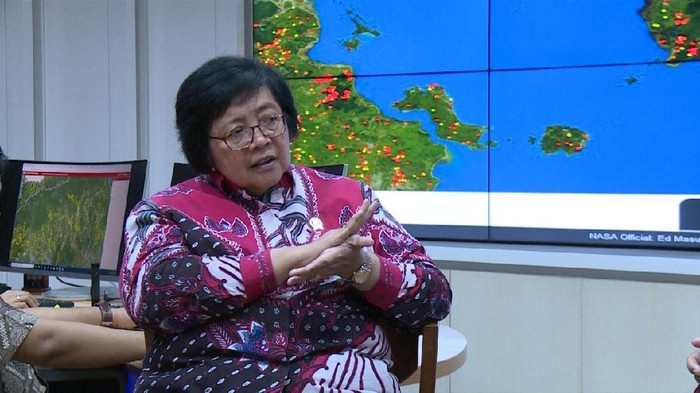Menteri Lingkungan Hidup dan Kehutanan Siti Nurbaya