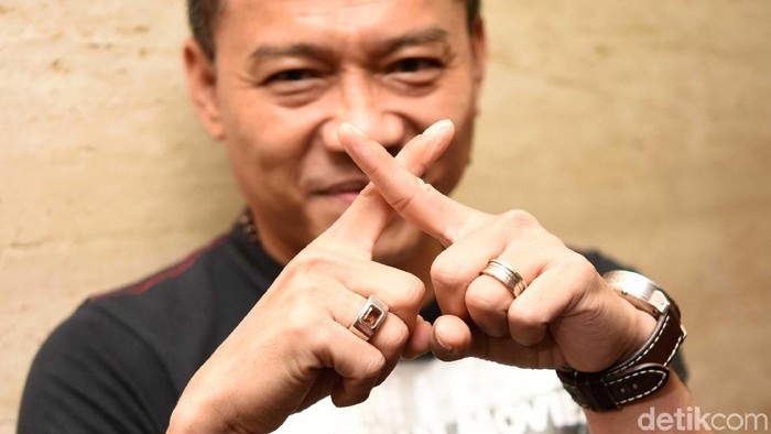 Anang Hermansyah saat ditemui di kawasan Kebon Jeruk.
