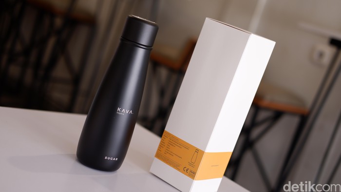 Kava smart tumbler. Foto: Adi Fida Rahman/detikINET Kava smart tumbler. Foto: Adi Fida Rahman/detikINET