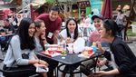 10 Momen Kulineran Seru Sahila Hisyam yang Doyan Ngemil Es Krim