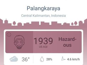 Kualitas Udara Palangkaraya Berbahaya! Netizen Protes #SawitBaik