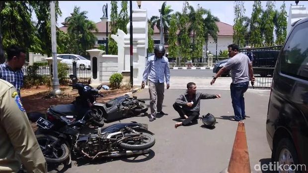 Pelaku Pecah Kaca Mobil di Kantor Walkot Cilegon Diciduk