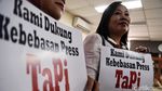 Relawan Jokowi Geruduk Dewan Pers Terkait Sampul Majalah Tempo