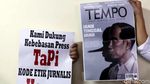 Relawan Jokowi Geruduk Dewan Pers Terkait Sampul Majalah Tempo