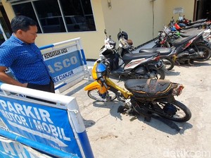 Kendaraan yang Dibakar Pemuda di Cianjur Motor Bodong