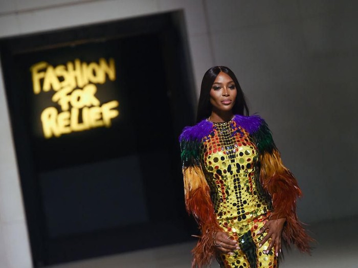 LONDON, ENGLAND - SEPTEMBER 14: Naomi Campbell attends Fashion For Relief London 2019 at The British Museum on September 14, 2019 in London, England. (Photo by Jeff Spicer/Getty Images for Fashion For Relief)