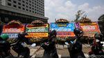Karangan Bunga untuk Pimpinan KPK yang Baru