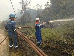 Pertamina Pastikan Sumur Minyak Dekat Karhutla Aman