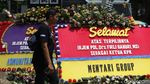 Karangan Bunga untuk Pimpinan KPK yang Baru