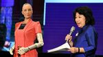 Saat Robot Sophia Nimbrung di CSIS Global Dialogue