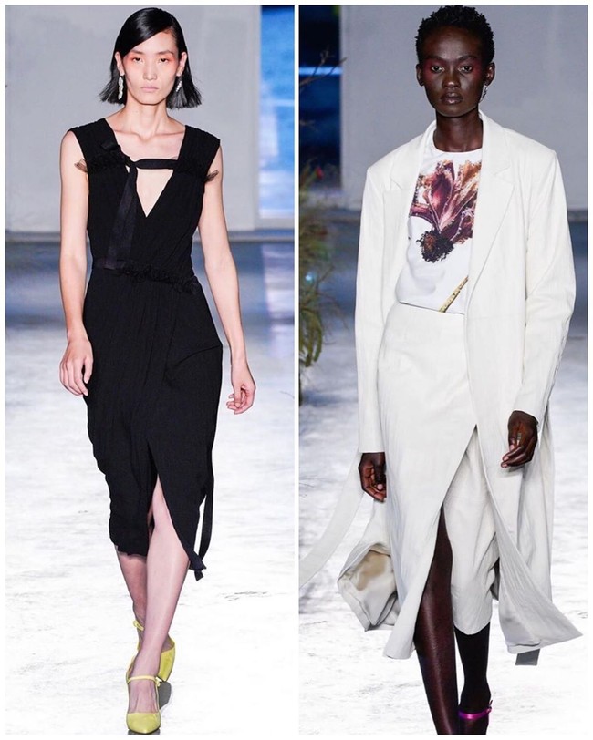 Seneng banget dapat kesempatan ngedandanin 2 kecantikan & keunikan yang berbeda di New York Fashion Week, begitu keterangan foto Ryan yang merias model untuk fashion show Jason Wu.  Foto: Instagram @ryanogilvy