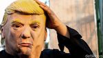 Wow! Ada Donald Trump Ikut Demo Tolak RKUHP di DPR