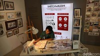 Festival sketsa ini diikuti oleh 122 pembuat sketsa.