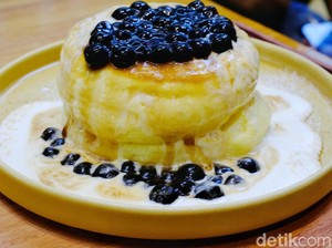 Pan & Co. : Antre Demi Lembut Fluffy Pancake Jepang Topping Boba