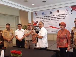 Tanah di Halim Rampung, Stasiun Kereta Cepat Siap Dibangun