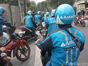 Penampakan Anterin.id, Ojol Saingan Gojek-Grab