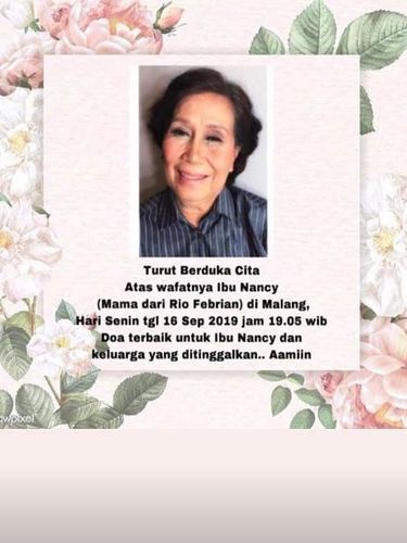 Kabar Duka, Ibunda Rio Febrian Meninggal Dunia