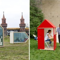 6. Rumah Terkecil  Rumah yang terletak di Berlin, Jerman, ini sangat unik karena hanya memiliki luas satu meter persegi. Rumah unik karya Van Bo Le-Mentzel ini hanya bisa muat satu orang saja. Diklaim sebagai rumah terkecil di dunia, bangunan ini  juga sangat praktis karena dapat dipindah-pindahkan dengan mudah.  (Foto: Dok. Boredpanda)