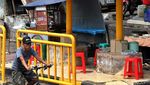 Parah! Halte Bus di Tanah Abang Jadi Warung Makan
