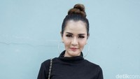 Anggia Chan saat ditemui di studio Trans TV, Kapten Tendean, Jakarta Selatan pada Selasa (17/9). Pool/Palevi S/detikFoto.