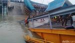 Penampakan Dermaga Ro-Ro yang Ambruk di Riau