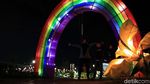 Menikmati Festival Cahaya di Kiara Artha Park Bandung